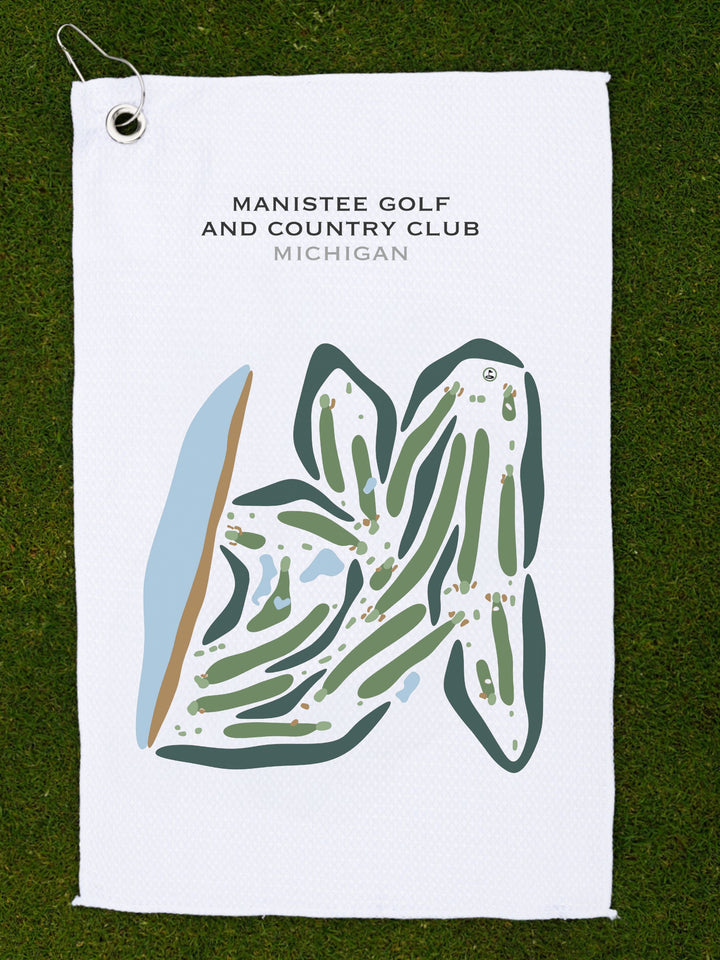 Manistee Golf & Country Club, Michigan - Printed Golf Courses