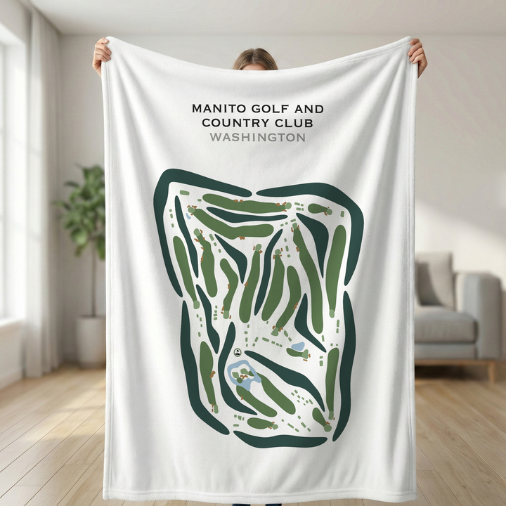 Manito Golf & Country Club, Washington - Printed Golf Courses
