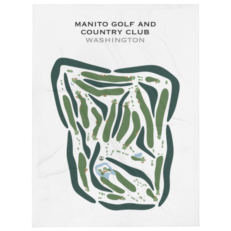 Manito Golf & Country Club, Washington - Printed Golf Courses