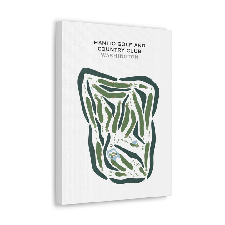 Manito Golf & Country Club, Washington - Printed Golf Courses