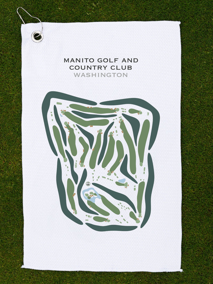 Manito Golf & Country Club, Washington - Printed Golf Courses