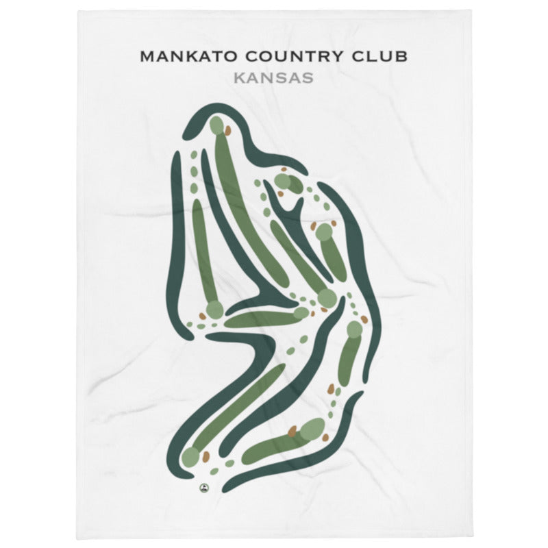 Mankato Country Club, Kansas - Printed Golf Courses