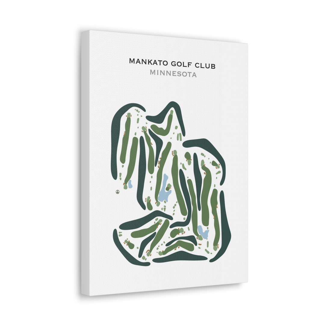 Mankato Golf Club, Minnesota - Printed Golf Courses