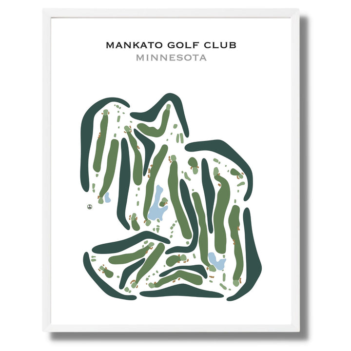 Mankato Golf Club, Minnesota - Printed Golf Courses