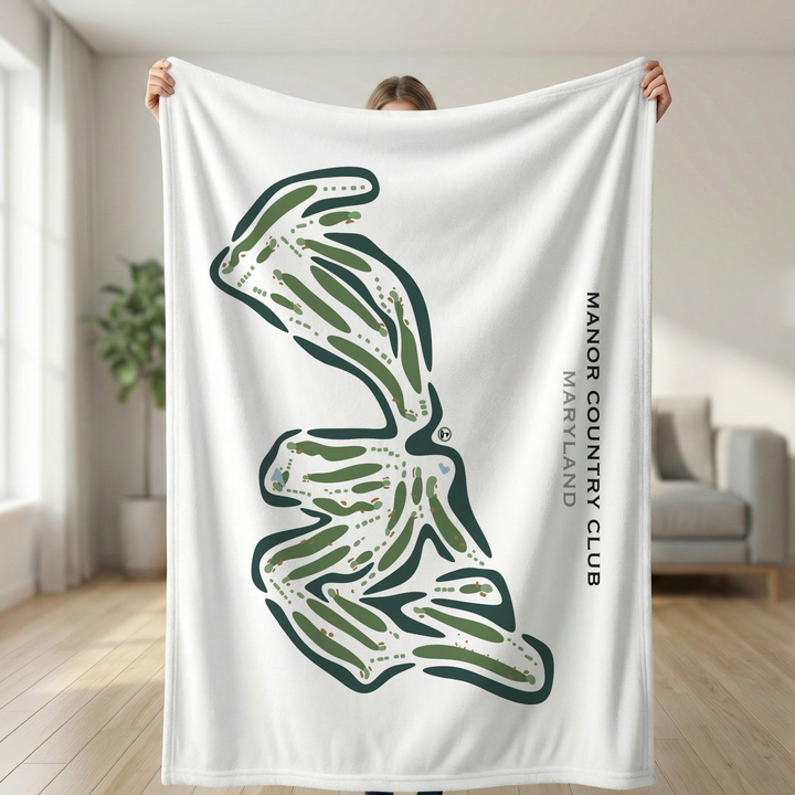 Manor Country Club, Maryland - Printed Golf Courses