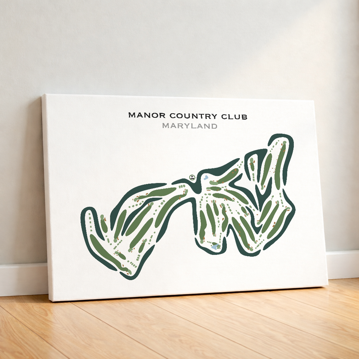 Manor Country Club, Maryland - Printed Golf Courses