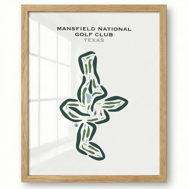 Mansfield National Golf Club, Texas - Printed Golf Courses