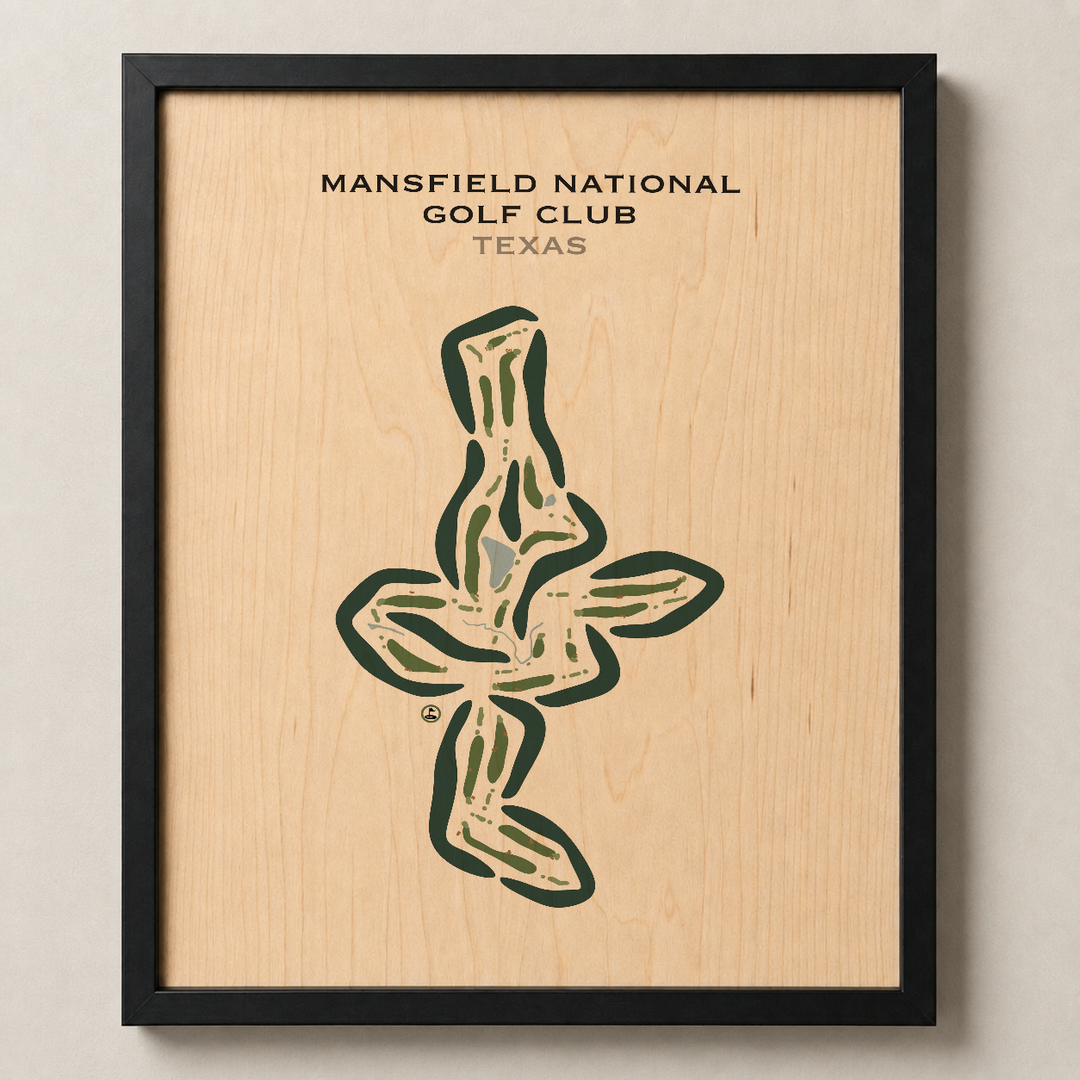 Mansfield National Golf Club, Texas - Printed Golf Courses