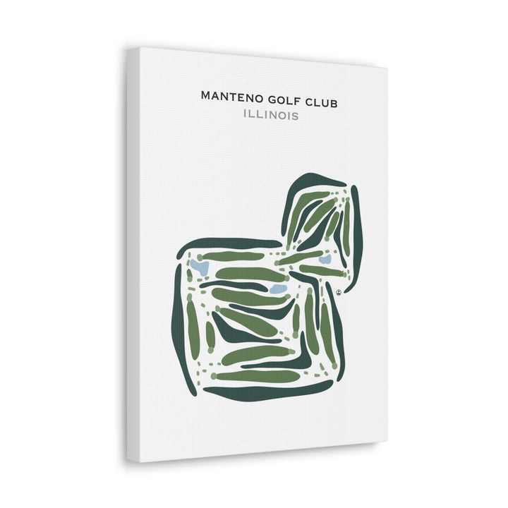 Manteno Golf Club, Illinois - Printed Golf Courses