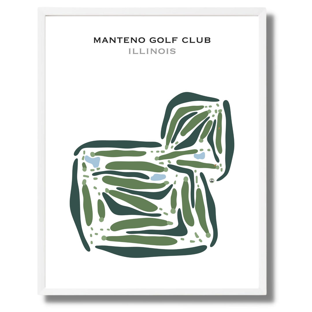 Manteno Golf Club, Illinois - Printed Golf Courses