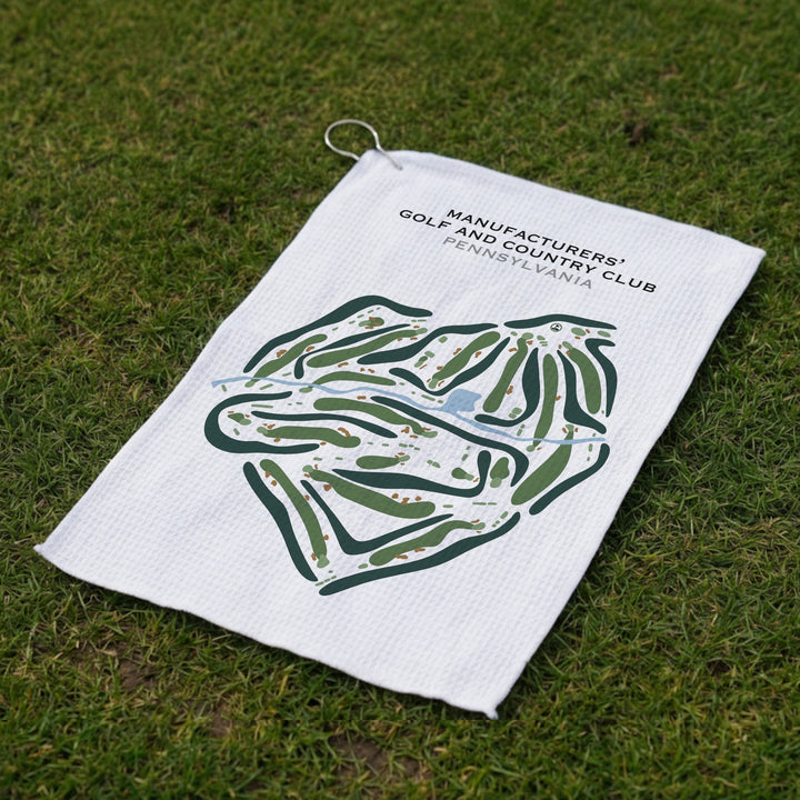 Manufacturers' Golf And Country Club, Pennsylvania - Printed Golf Courses