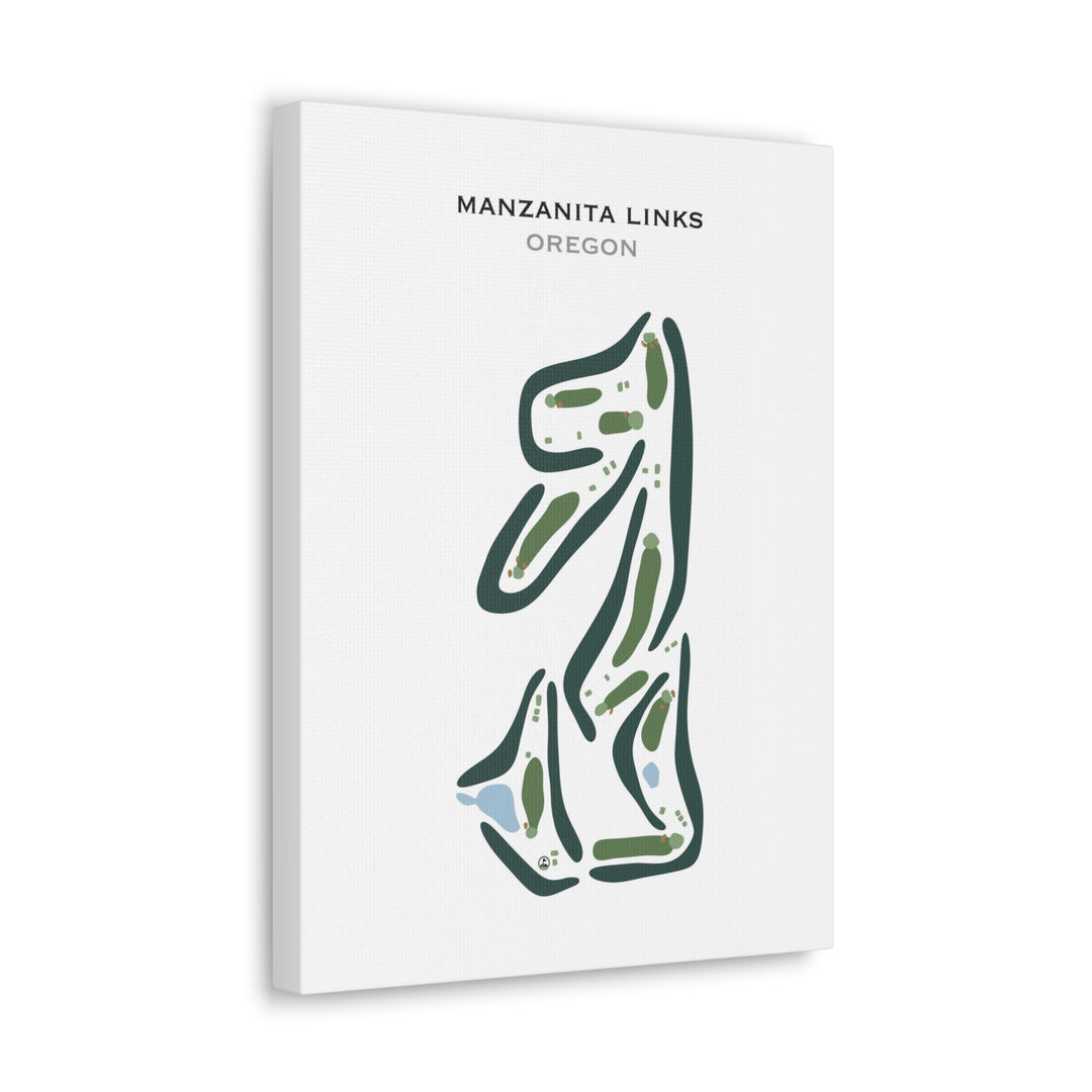 Manzanita Links, Oregon - Printed Golf Courses