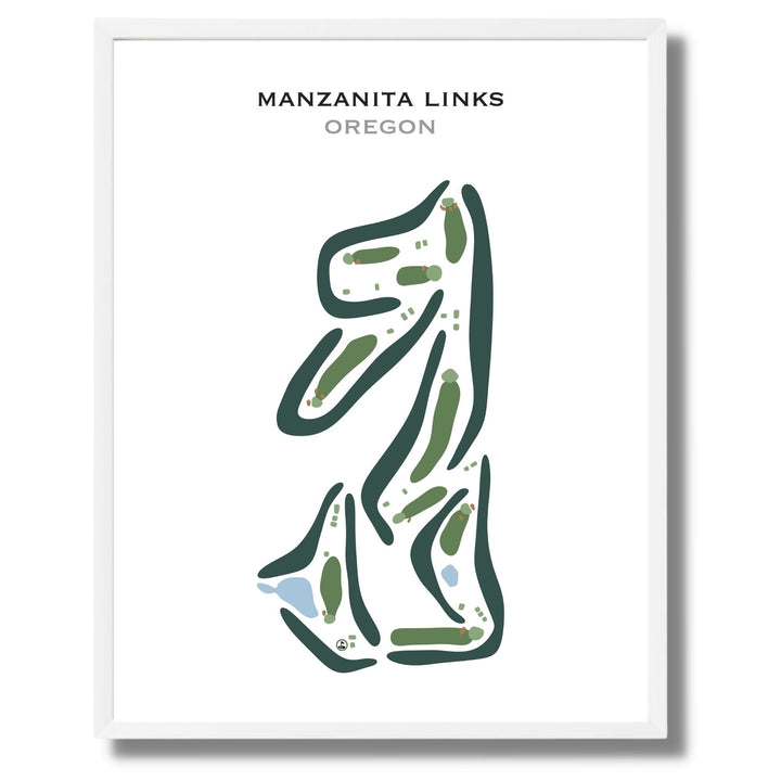 Manzanita Links, Oregon - Printed Golf Courses