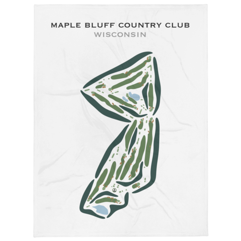 Maple Bluff Country Club, Wisconsin - Printed Golf Courses