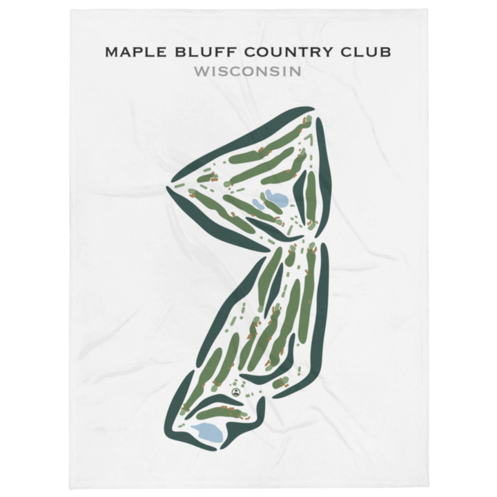 Maple Bluff Country Club, Wisconsin - Printed Golf Courses