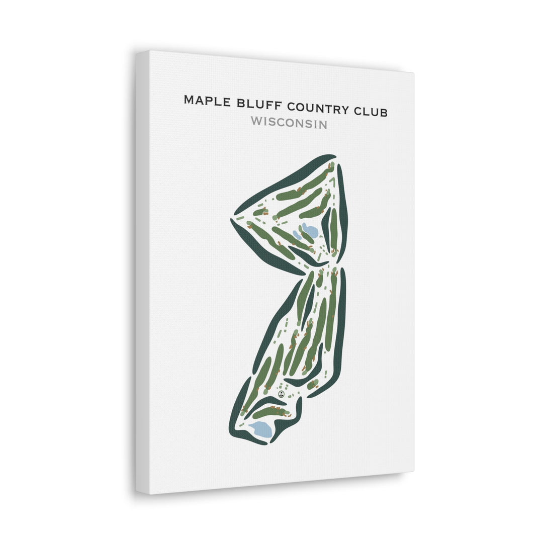 Maple Bluff Country Club, Wisconsin - Printed Golf Courses