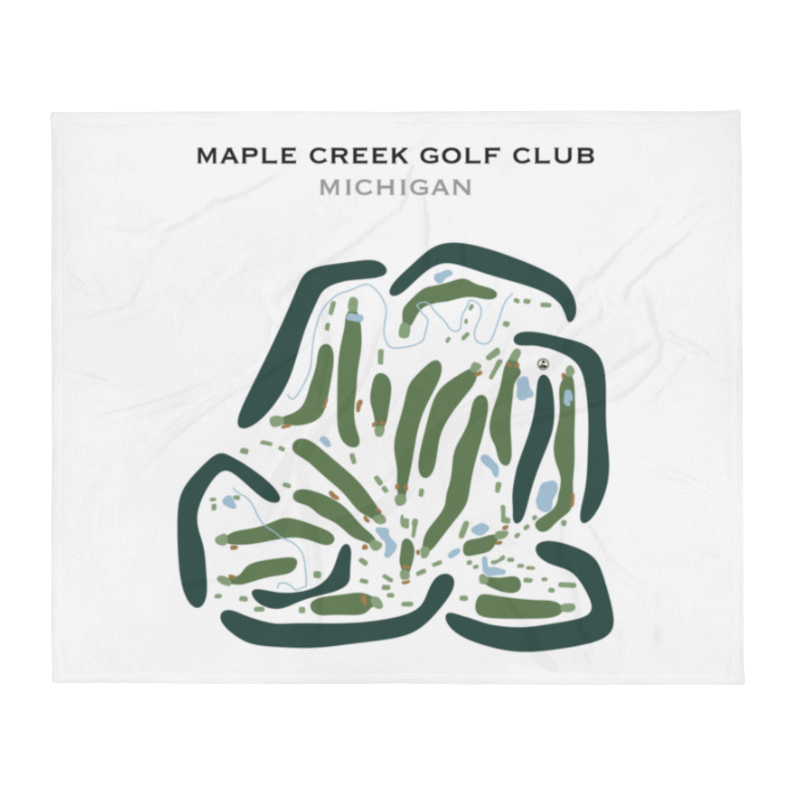 Maple Creek Golf Club, Michigan - Printed Golf Courses