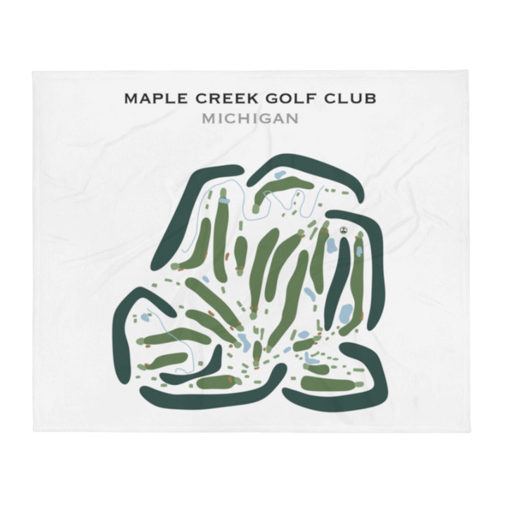 Maple Creek Golf Club, Michigan - Printed Golf Courses