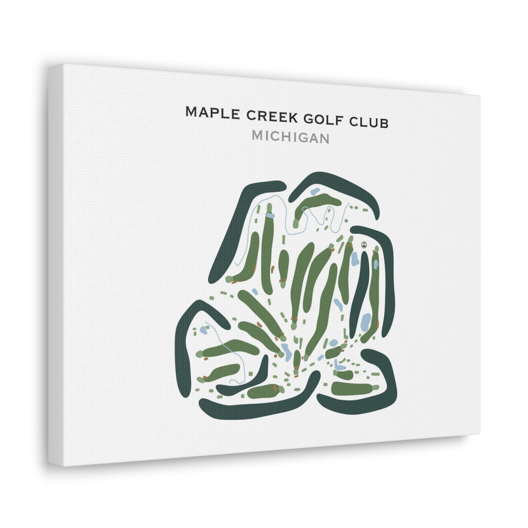 Maple Creek Golf Club, Michigan - Printed Golf Courses