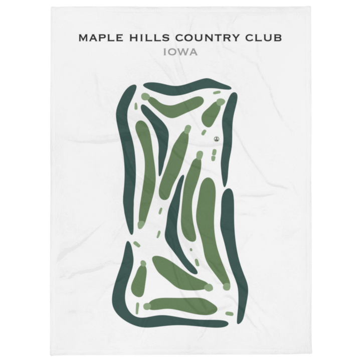 Maple Hills Country Club, Iowa - Printed Golf Courses