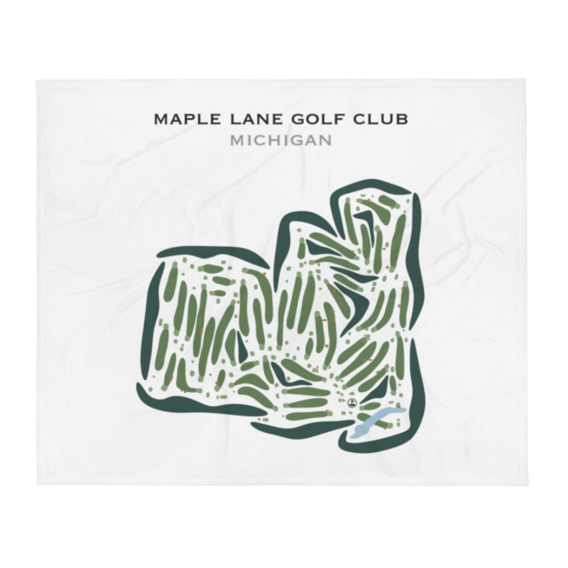 Maple Lane Golf Club, Michigan - Printed Golf Courses