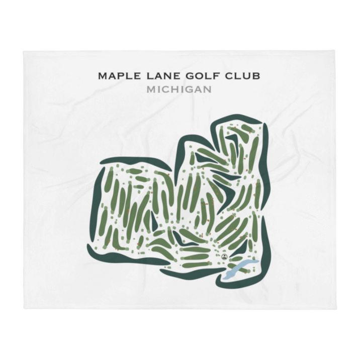 Maple Lane Golf Club, Michigan - Printed Golf Courses