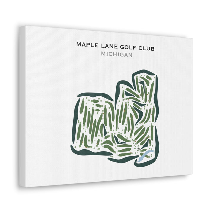 Maple Lane Golf Club, Michigan - Printed Golf Courses