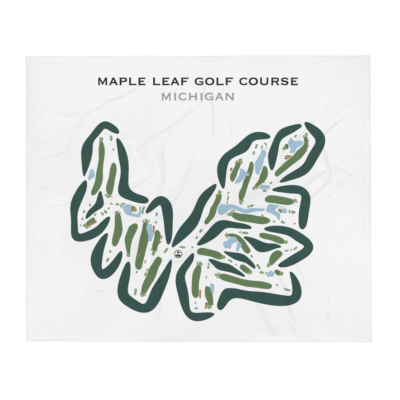 Maple Leaf Golf Course, Michigan - Printed Golf Courses