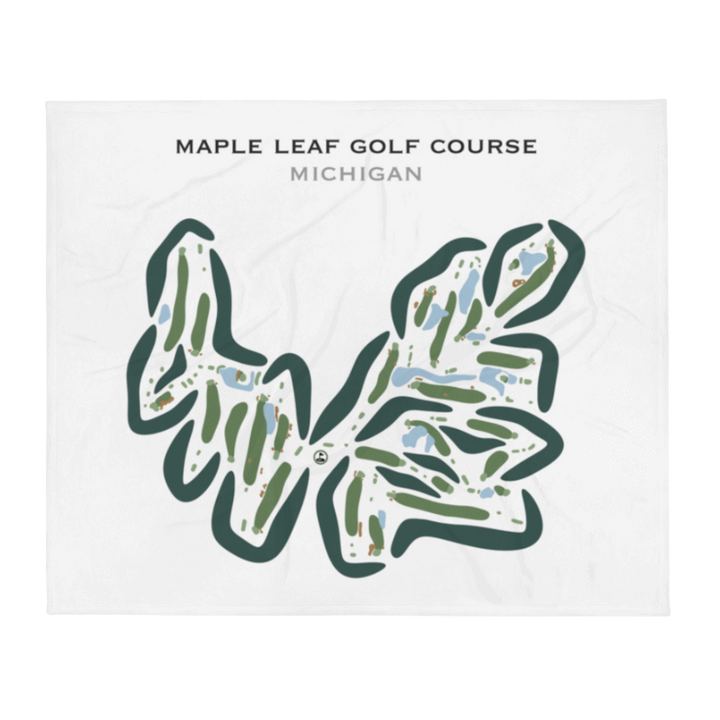 Maple Leaf Golf Course, Michigan - Printed Golf Courses