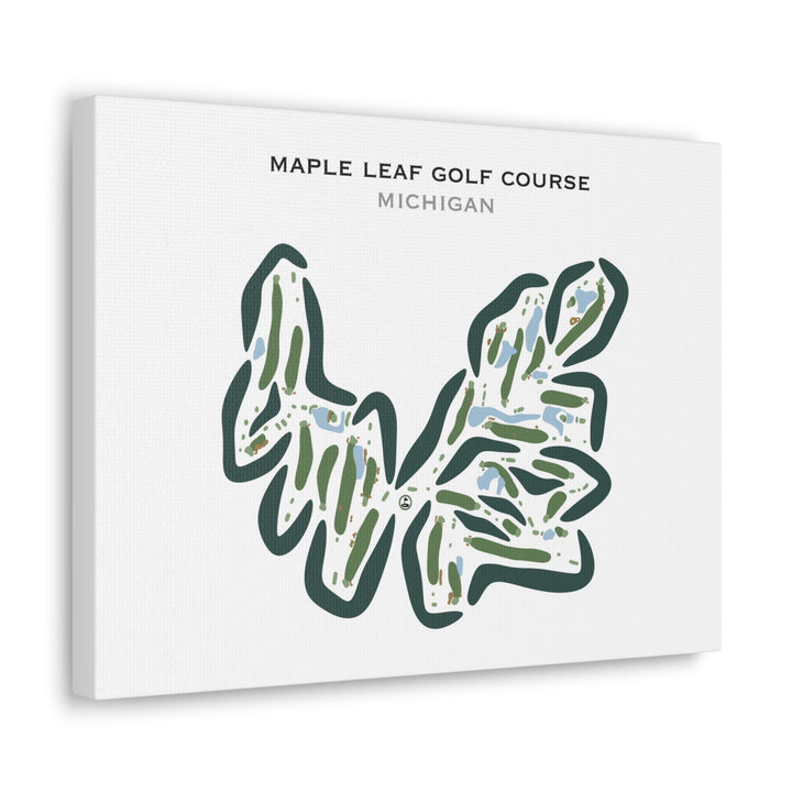 Maple Leaf Golf Course, Michigan - Printed Golf Courses