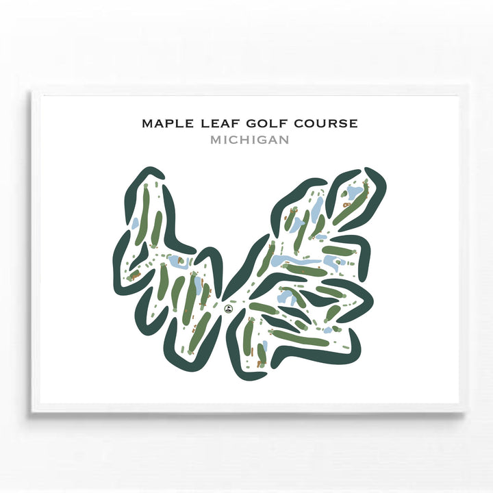 Maple Leaf Golf Course, Michigan - Printed Golf Courses