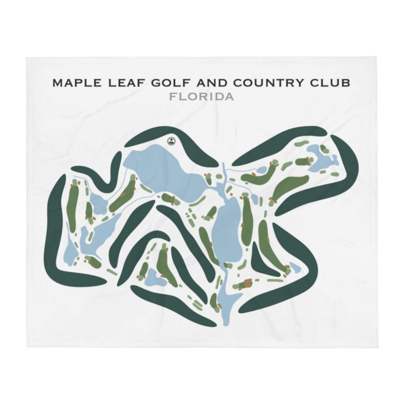 Maple Leaf Golf & Country Club, Florida - Printed Golf Courses