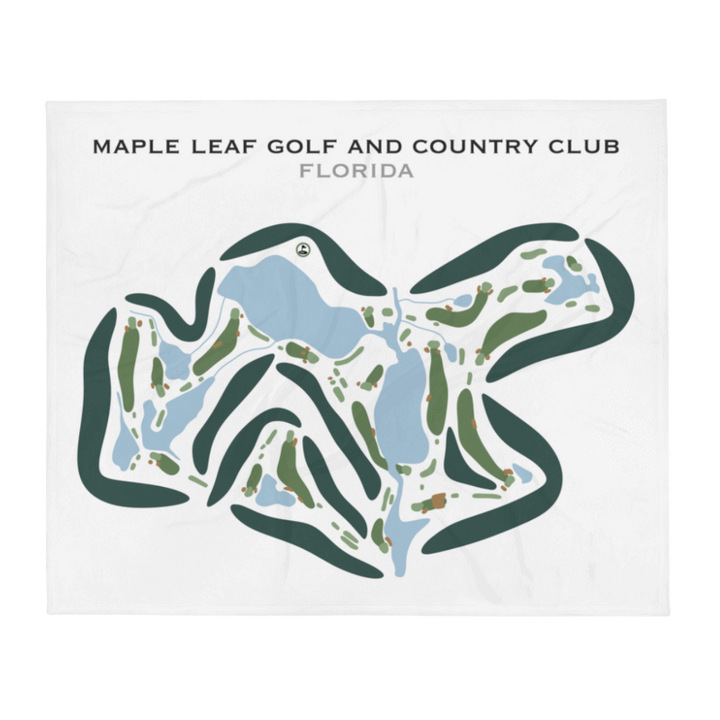 Maple Leaf Golf & Country Club, Florida - Printed Golf Courses