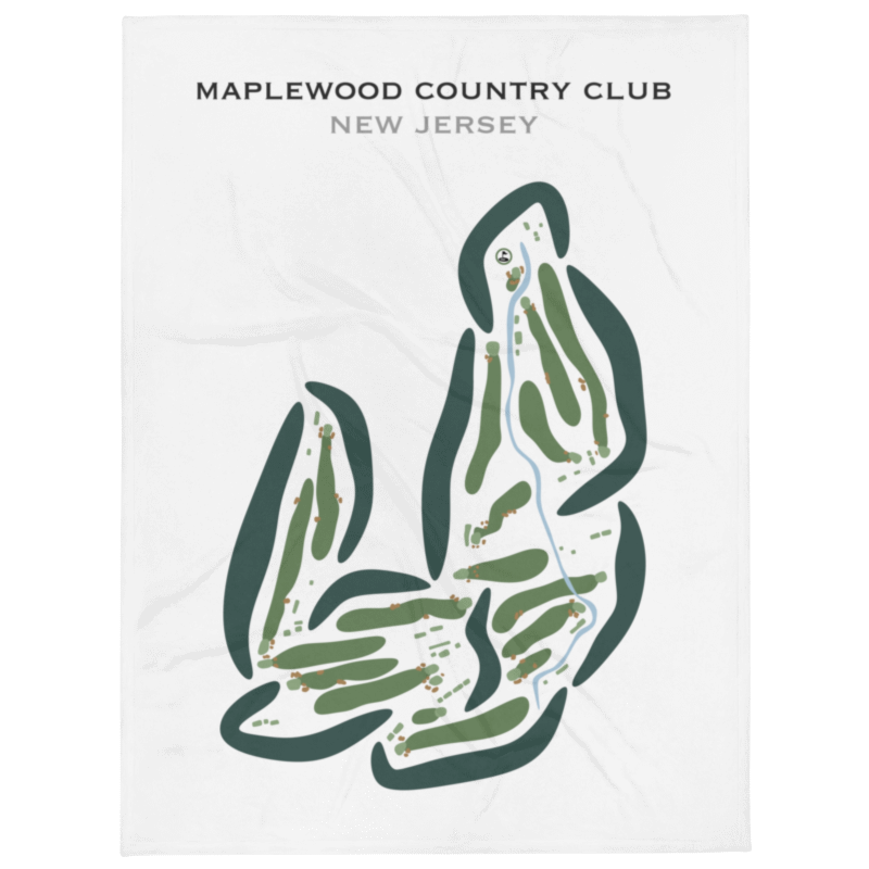 Maplewood Country Club, New Jersey - Printed Golf Courses