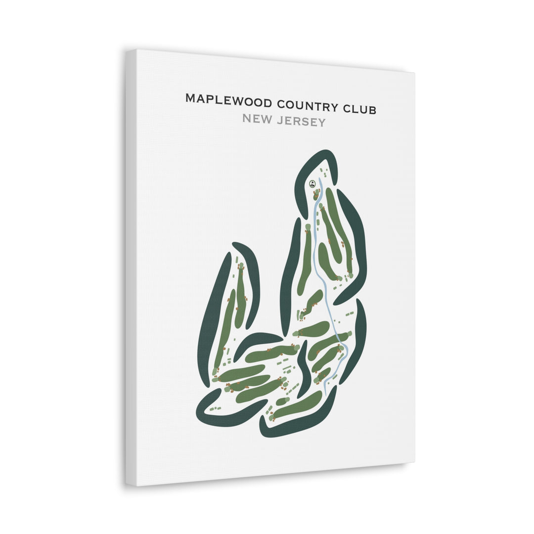 Maplewood Country Club, New Jersey - Printed Golf Courses