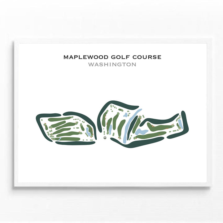 Maplewood Golf Course, Washington - Printed Golf Courses