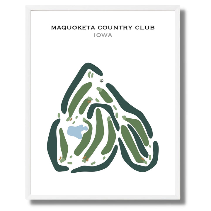 Maquoketa Country Club, Iowa - Printed Golf Courses