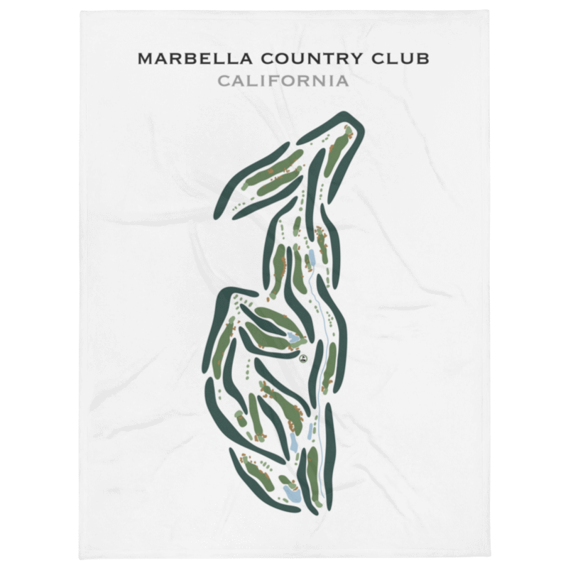 Marbella Country Club, California - Printed Golf Course