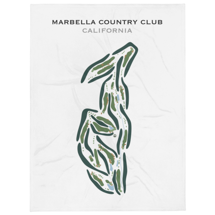 Marbella Country Club, California - Printed Golf Course