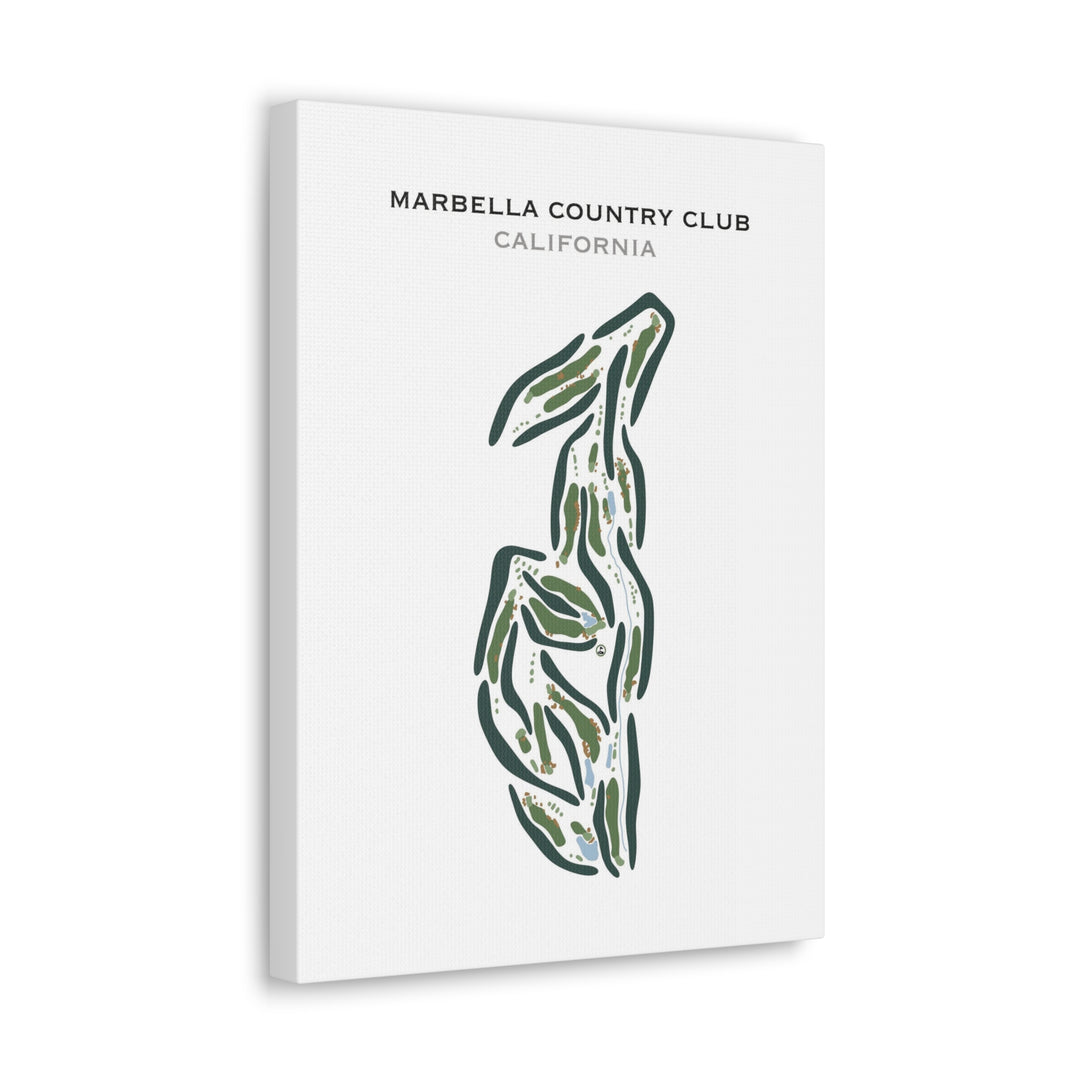 Marbella Country Club, California - Printed Golf Course