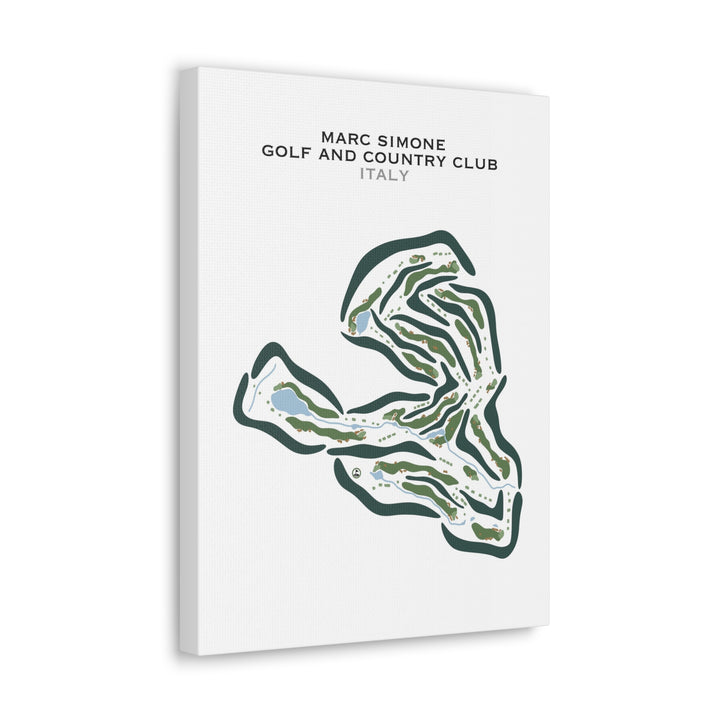 Marco Simone Golf & Country Club, Italy - Printed Golf Courses