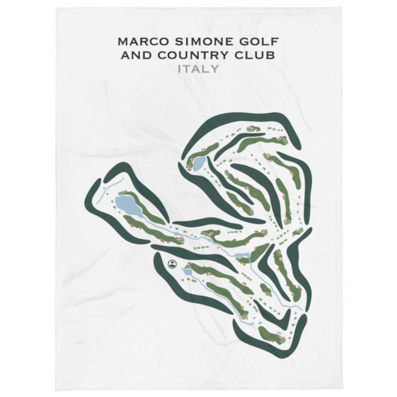 Marco Simone Golf & Country Club, Italy - Printed Golf Courses