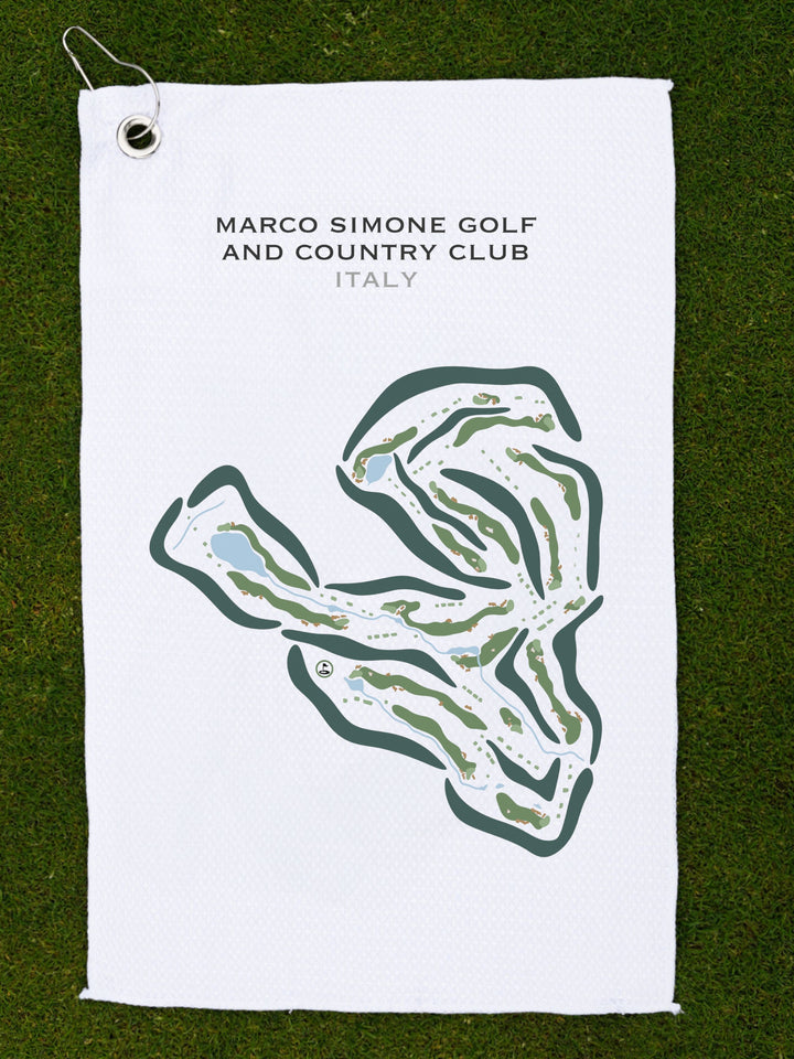 Marco Simone Golf & Country Club, Italy - Printed Golf Courses