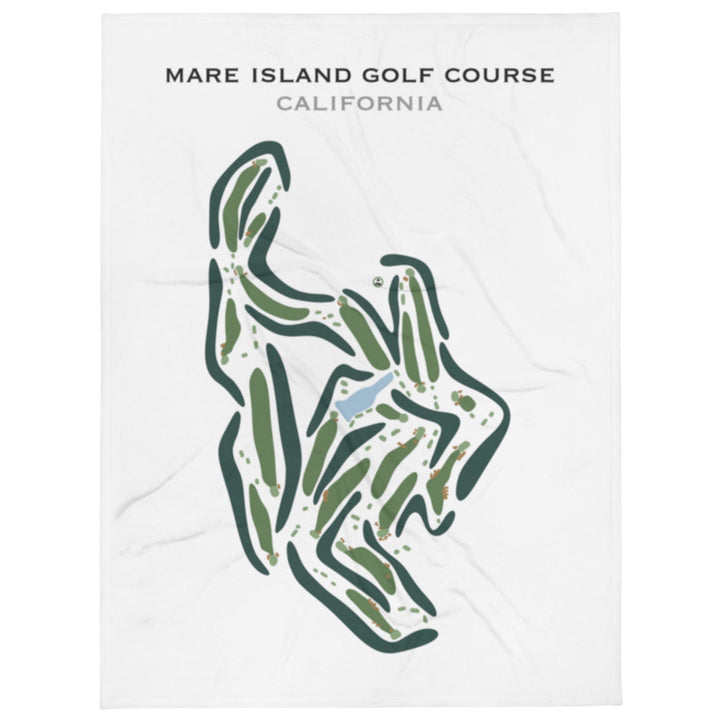 Mare Island Golf Course, California - Printed Golf Course