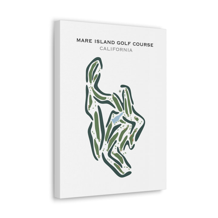 Mare Island Golf Course, California - Printed Golf Course