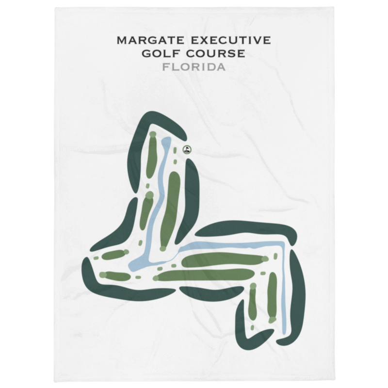 Margate Executive Golf Course, Florida - Printed Golf Courses