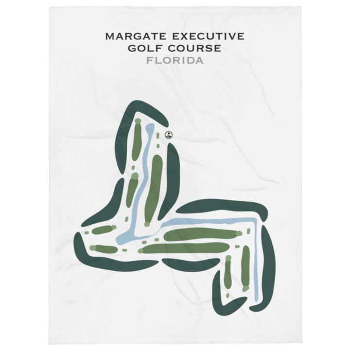 Margate Executive Golf Course, Florida - Printed Golf Courses