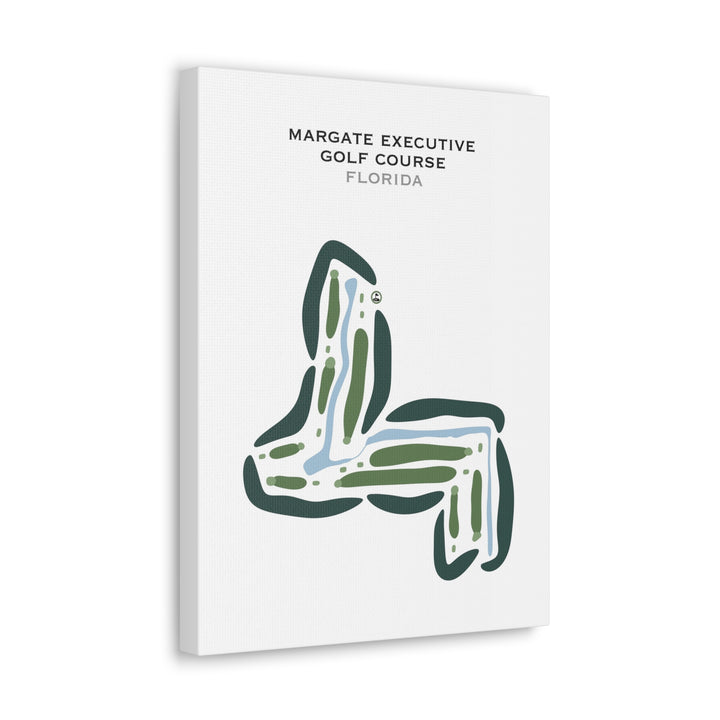 Margate Executive Golf Course, Florida - Printed Golf Courses