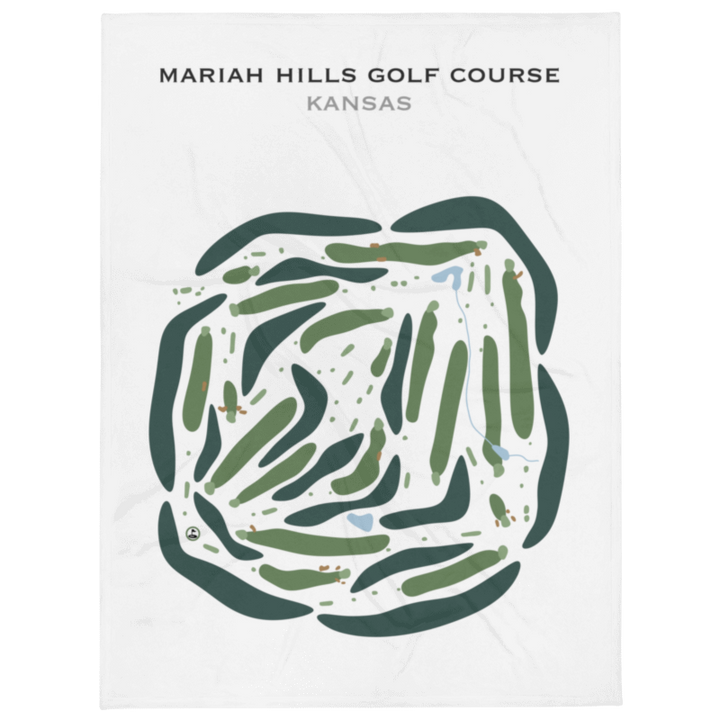 Mariah Hills Golf Course, Kansas - Printed Golf Courses