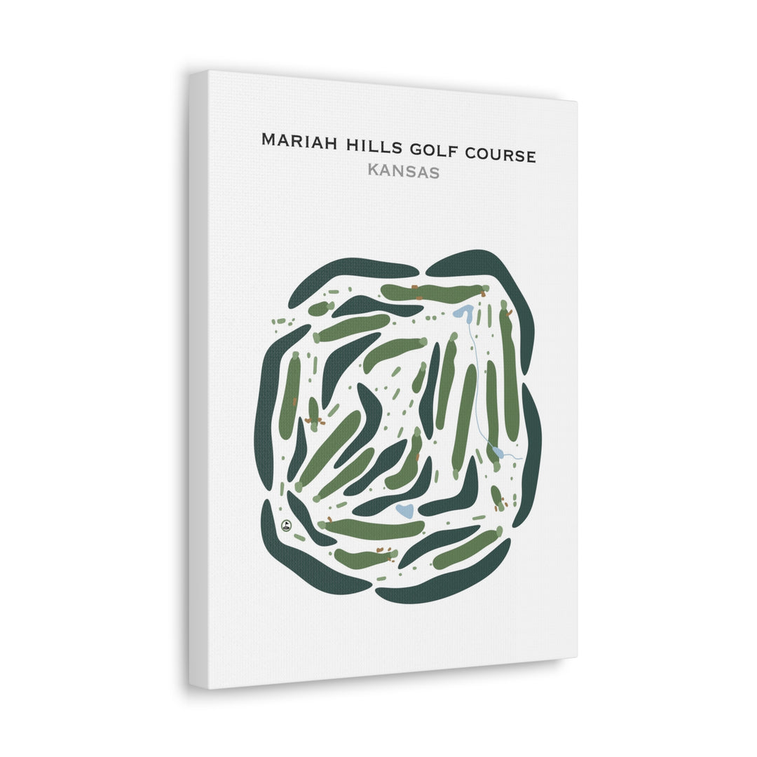 Mariah Hills Golf Course, Kansas - Printed Golf Courses